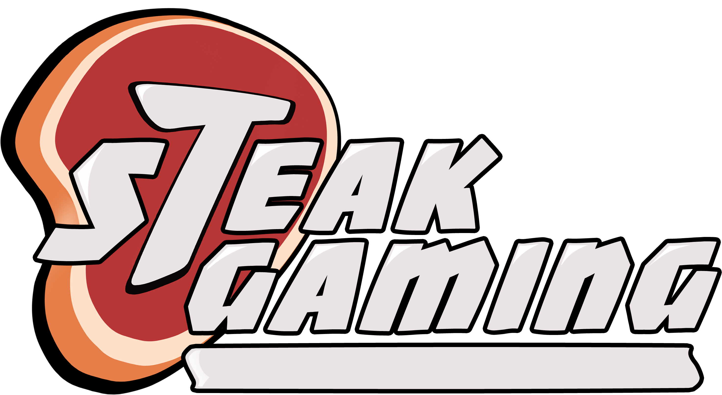 Steak Gamingsteak Clipart (3000x1682), Png Download