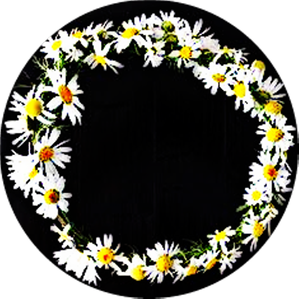 Corona De Margaritas Frases Todaypic Clipart (1024x1024), Png Download