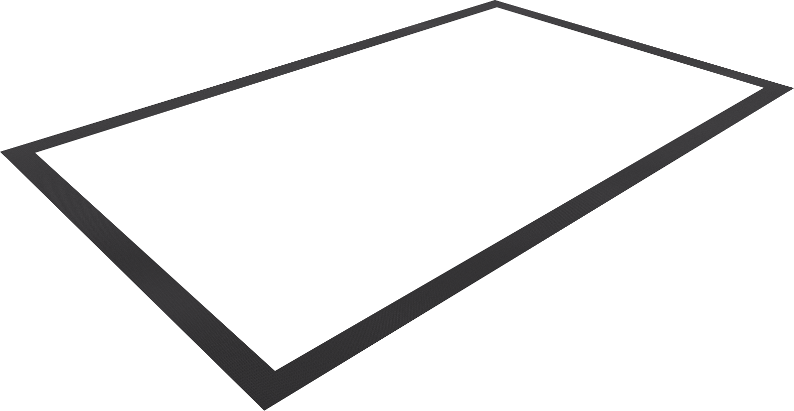 Concrete Pad Main Court Color Court Border Basketball Clipart (1593x825), Png Download