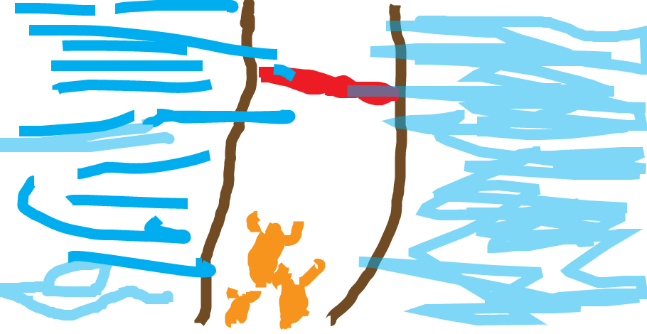 He Caused The Boy To Fall Down And Become Unconscious Clipart (910x470), Png Download