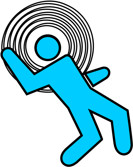 Dizziness And Balance Week Clipart (581x768), Png Download