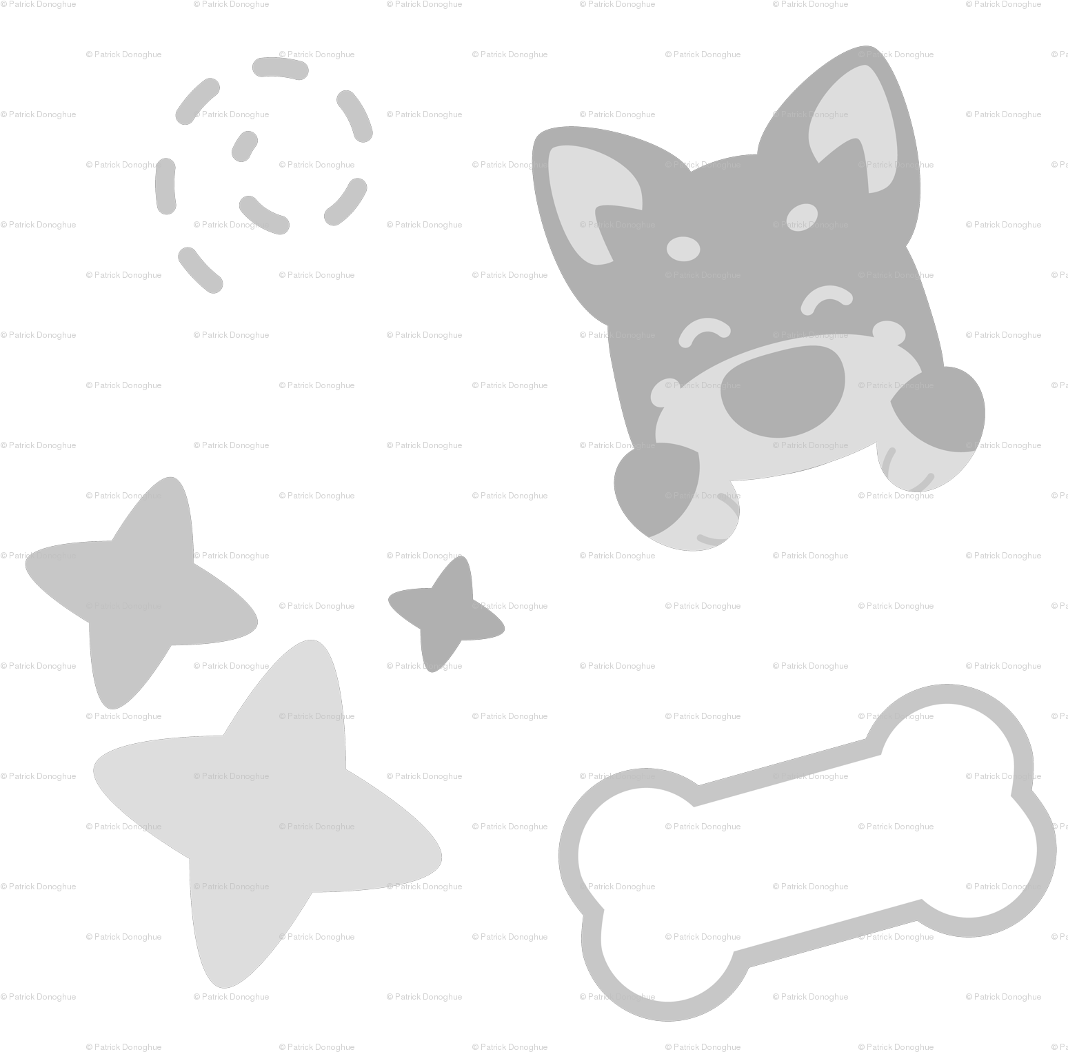Burrito The Puppy Clipart (1578x1578), Png Download