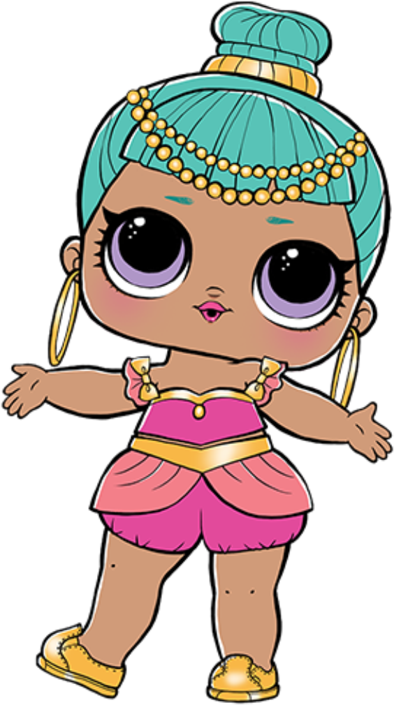 Bonecas Lol Serie 2 Theater Club Genie Png Imagem Glitter Clipart