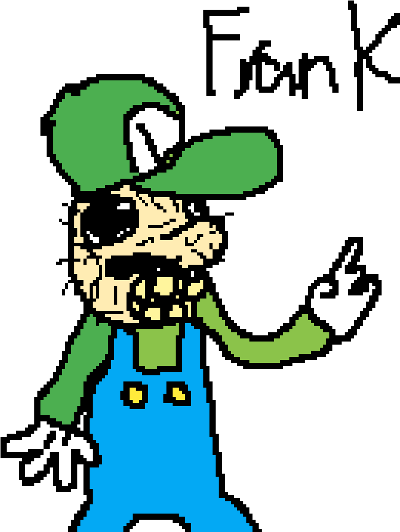Luigi On Crack Clipart (1200x1200), Png Download