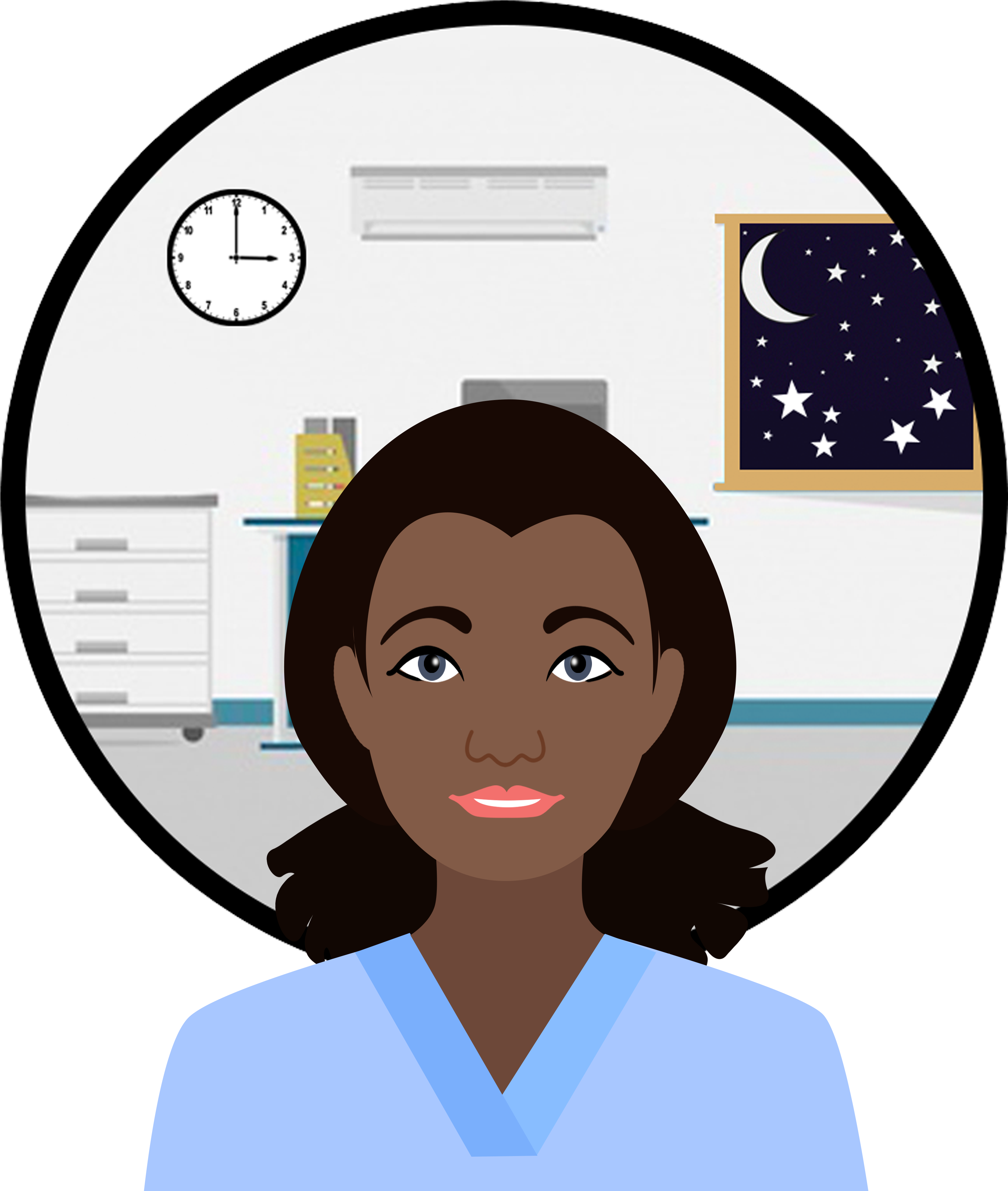 Full Time Locum Nurse Clipart (3900x3900), Png Download
