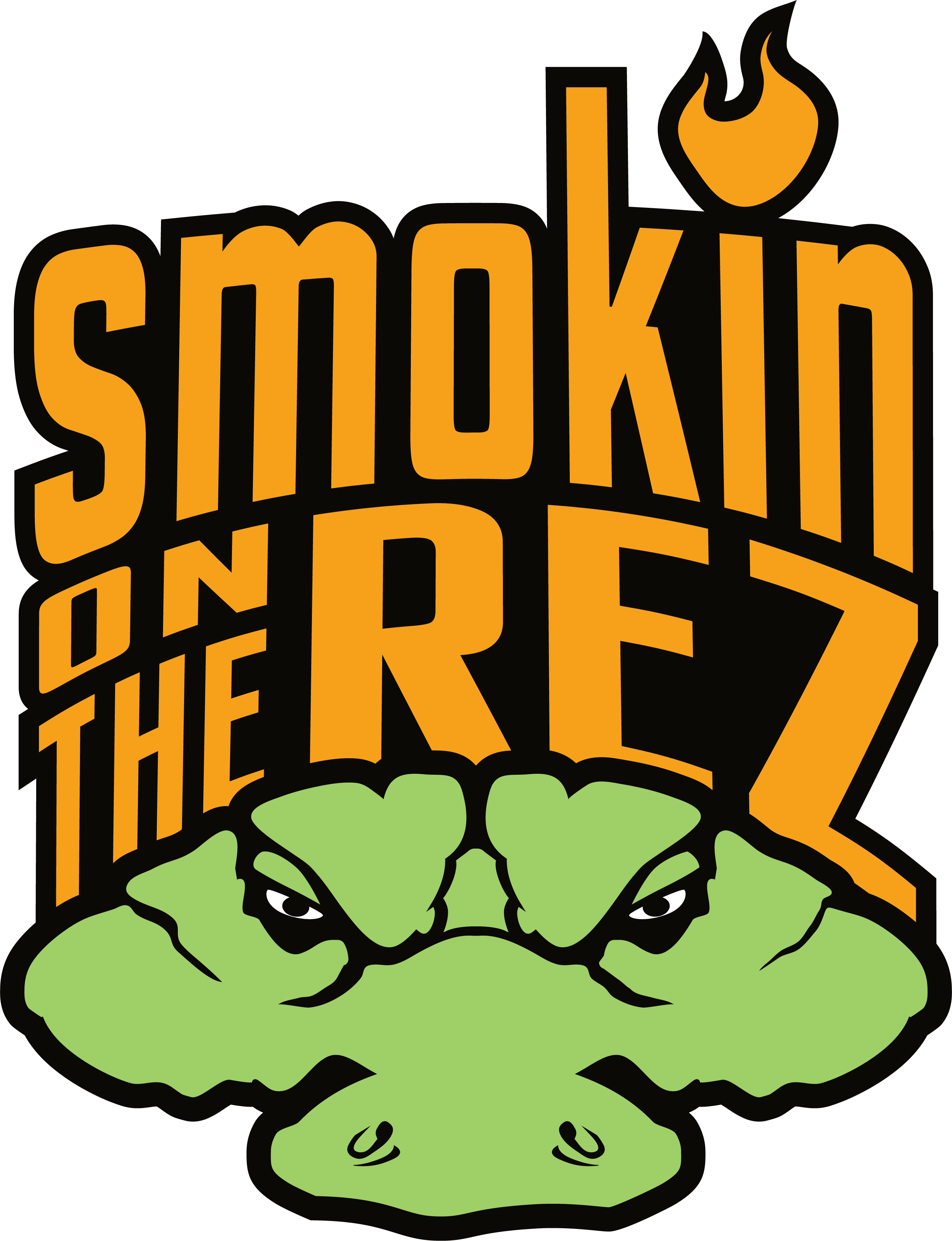 Smokin' On The Rez Clipart (2762x3601), Png Download