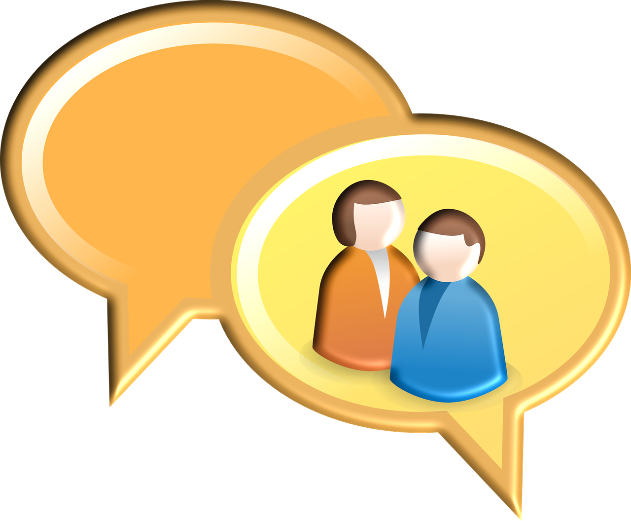 Picture Of A Speech Bubble Clipart (1280x1056), Png Download