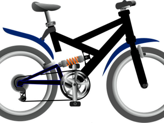 Bike Clipart Hybrid Bike - Png Download (640x480), Png Download
