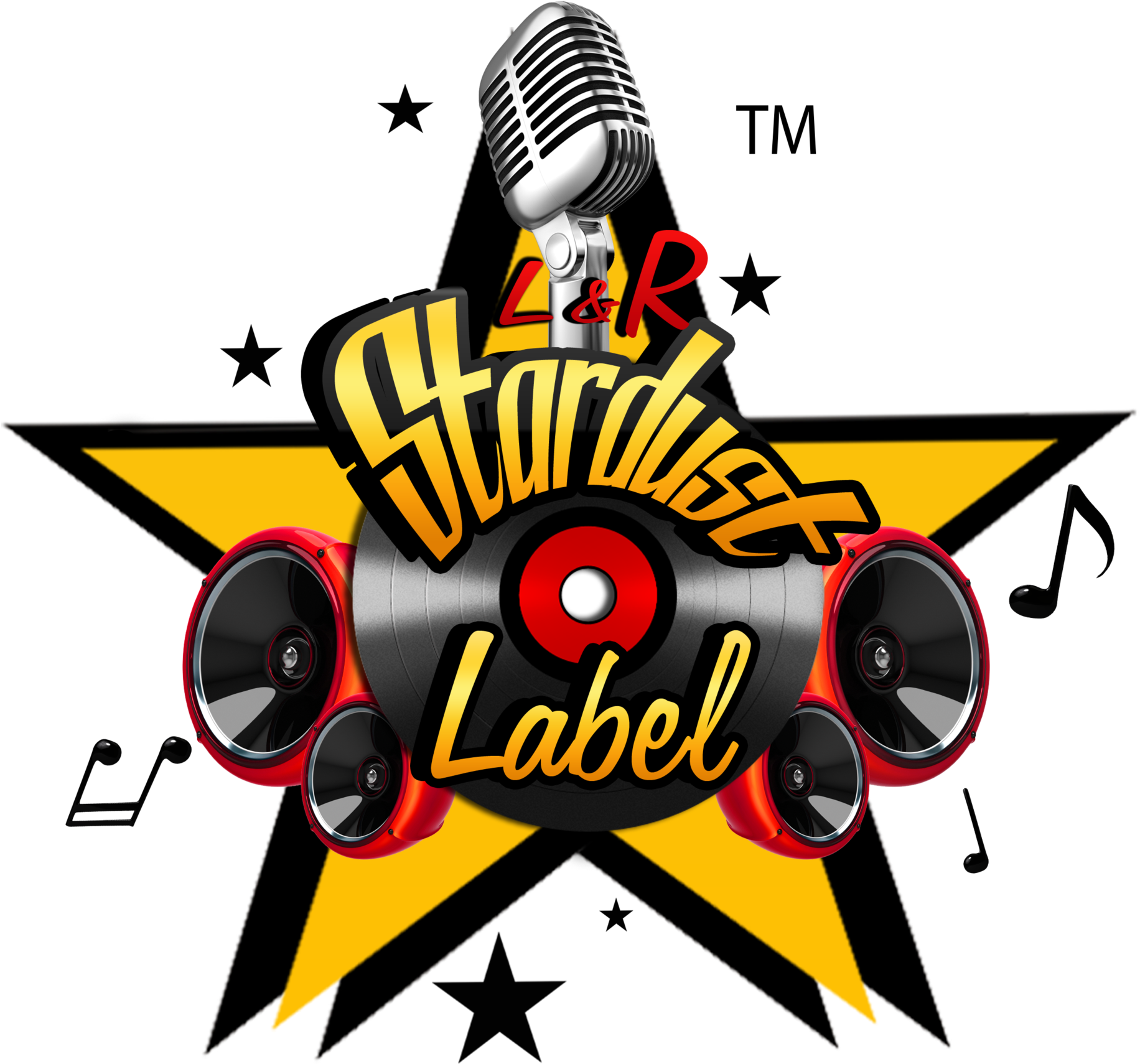 Check Out L & R Stardust Label On Reverbnation Clipart (2286x3200), Png Download