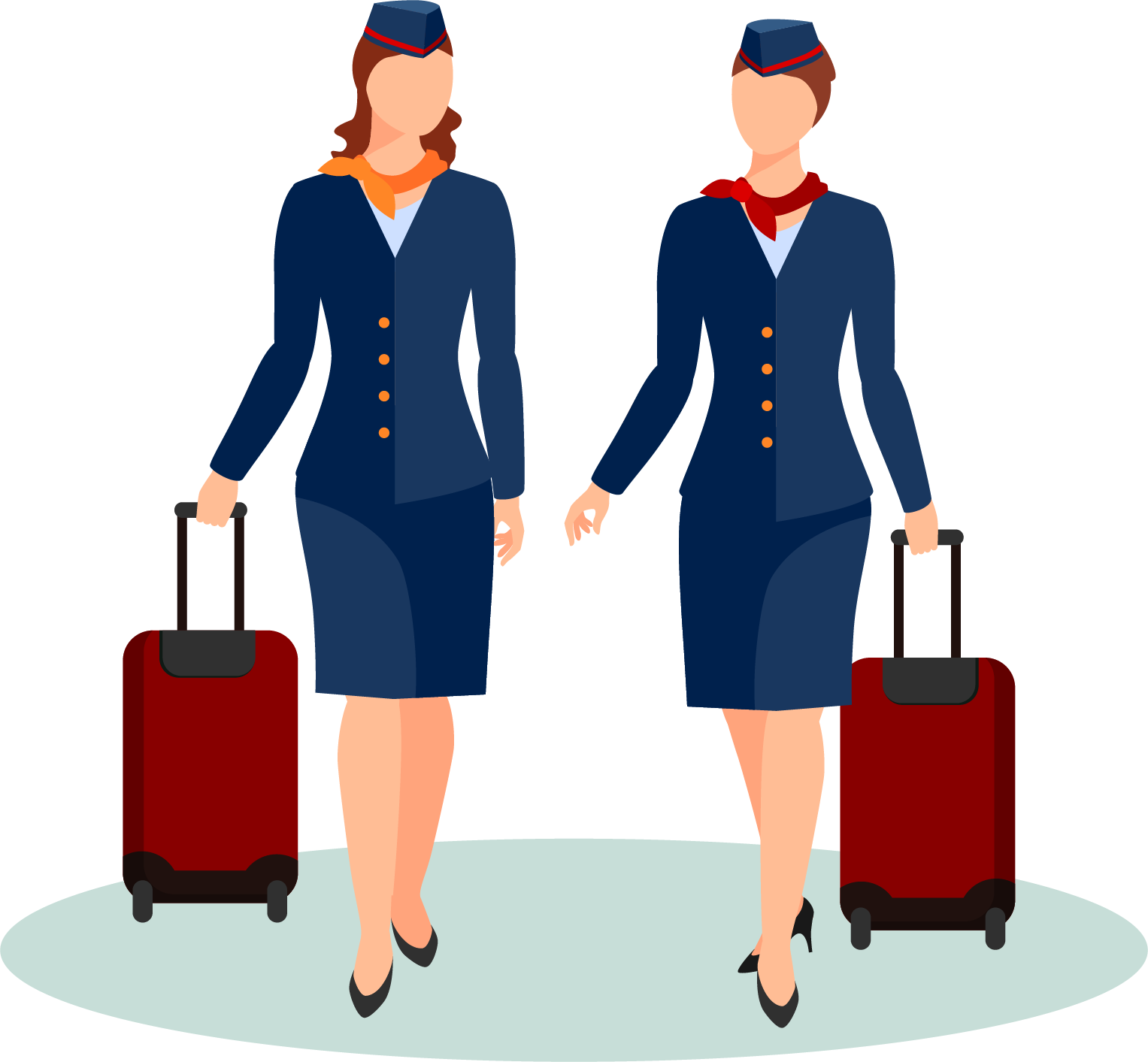 Stewardess Png Clipart (1527x1413), Png Download