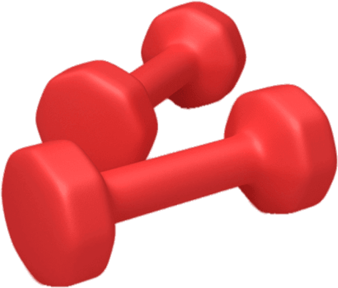 Download Red Dumbbells Png Images Background Clipart (850x638), Png Download