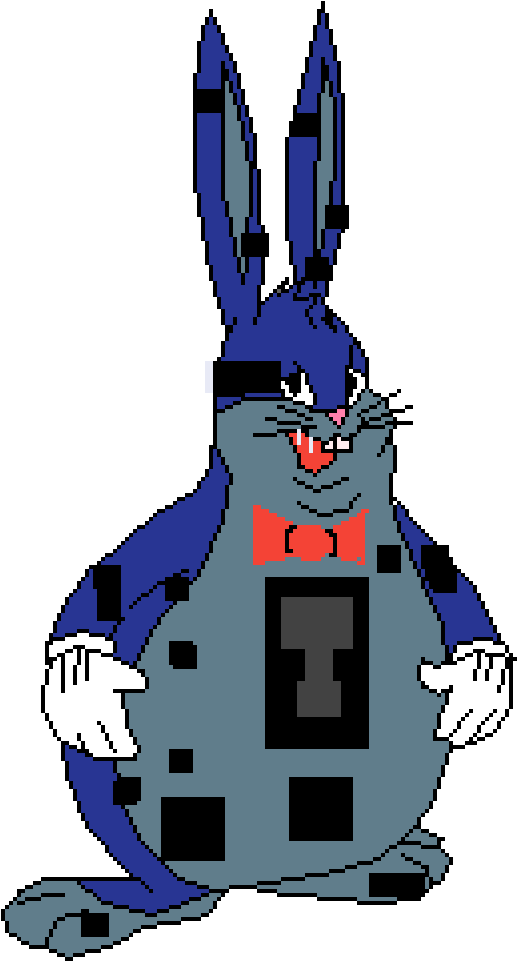 Nightmare Chungus Clipart (536x1024), Png Download