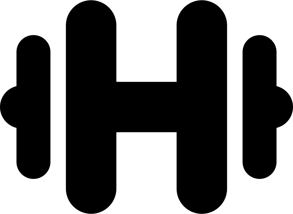 Dumbbell Png Icon Free Download Onlinewebfonts Com Clipart (980x718), Png Download