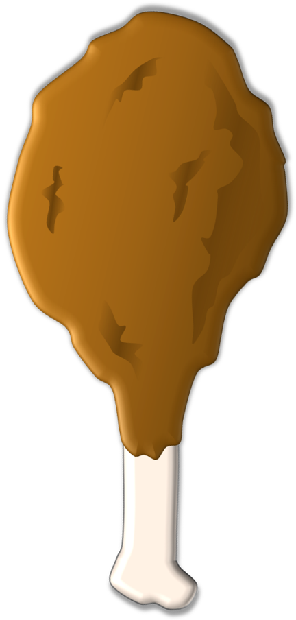 Drum Stick Clipart (622x961), Png Download