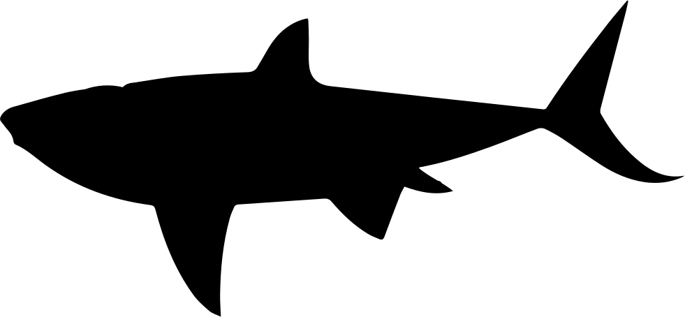 Shark Shape Comments Clipart (981x454), Png Download