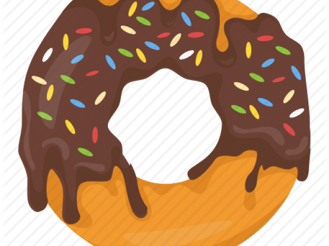 Doughnut Clipart Frosted Donut - Png Download (640x480), Png Download