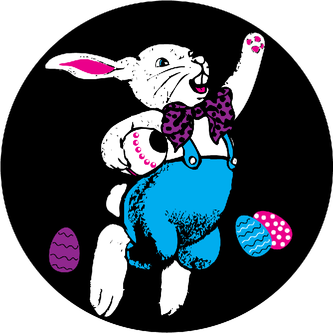 Bunny Hopping Clipart (800x800), Png Download