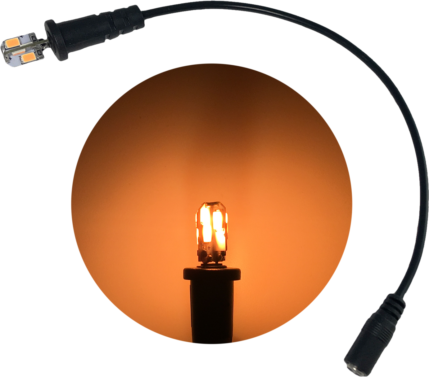 Fel Flame Effects Light 8 Led Candle Flame Spectrum Clipart (1500x1500), Png Download