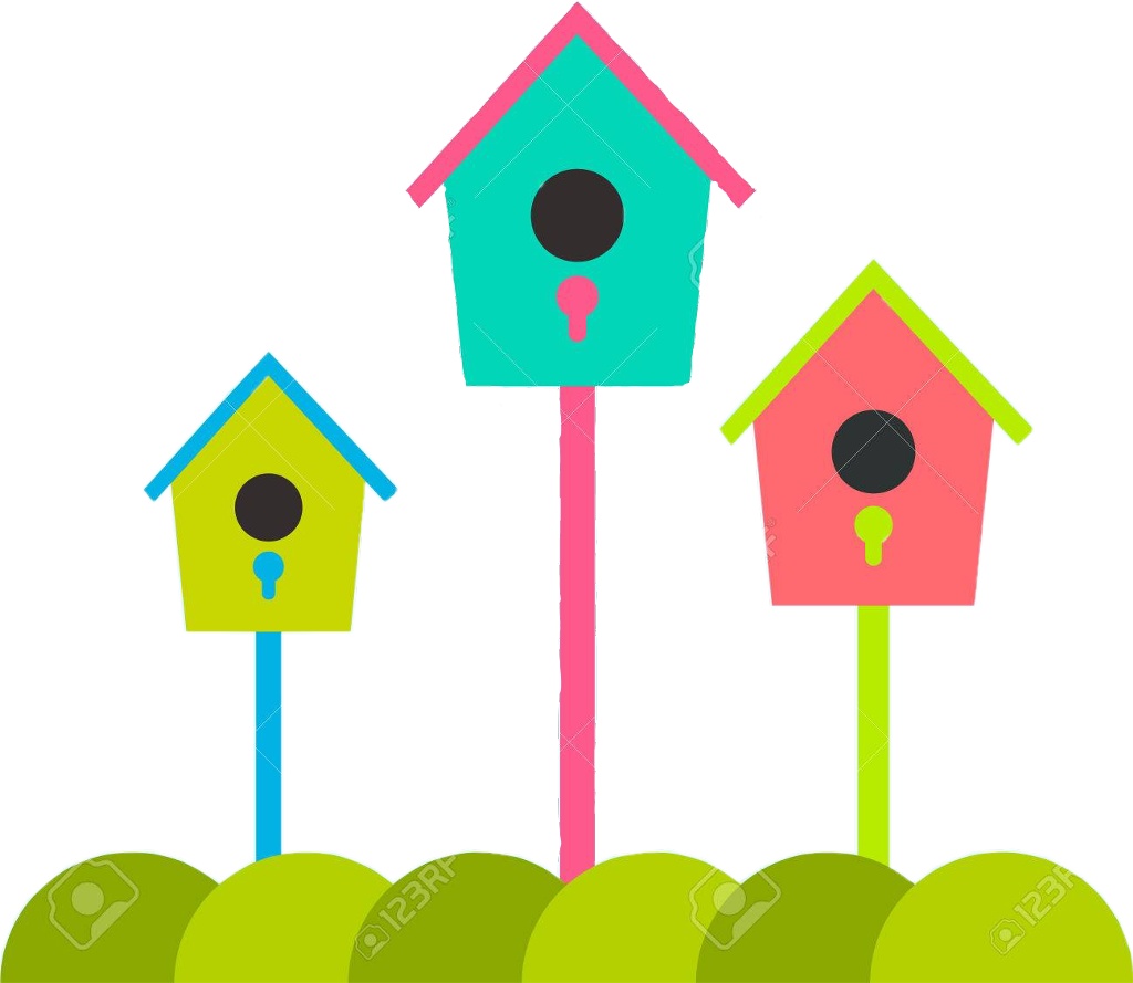 Art People Pajarito House Desafiostiker Freetoedit Clipart (1024x889), Png Download