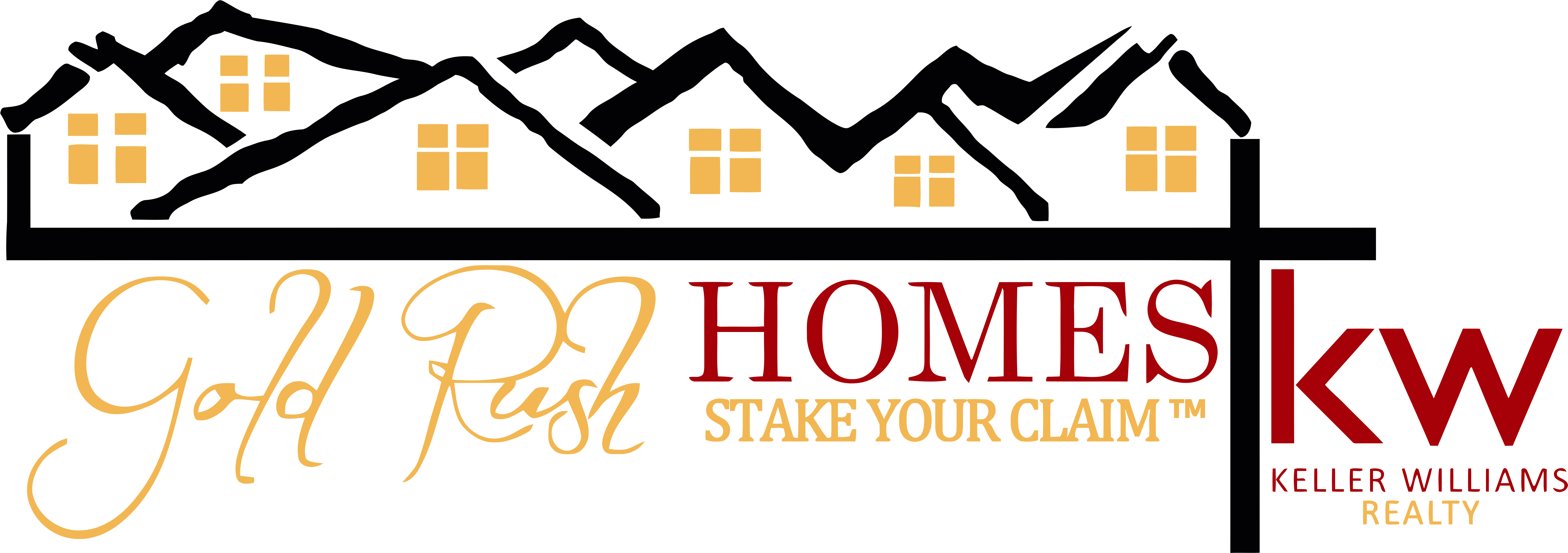 Gold Rush Homes Clipart (8546x3111), Png Download