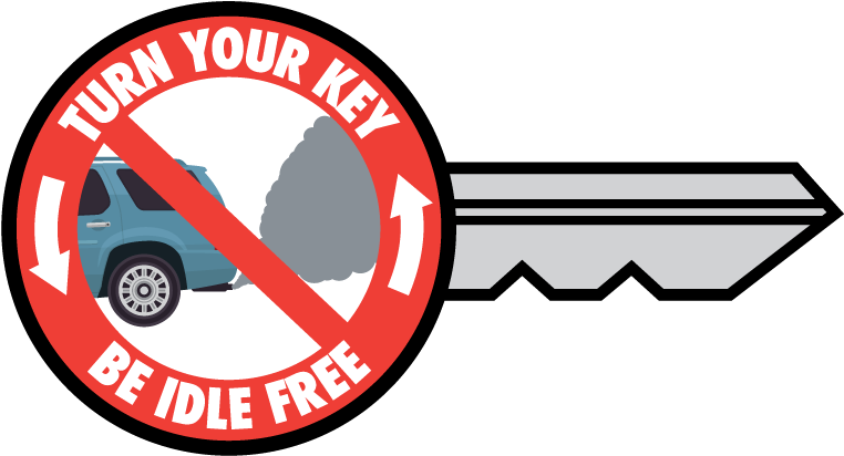 Idling Vehicles Contribute To Air Pollution And Emit Clipart (838x489), Png Download