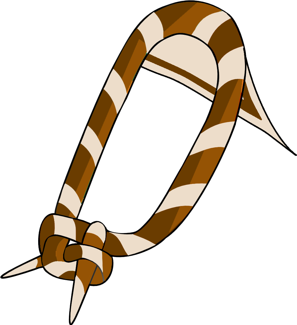 Scarf Clipart Scout - Png Download (965x1057), Png Download