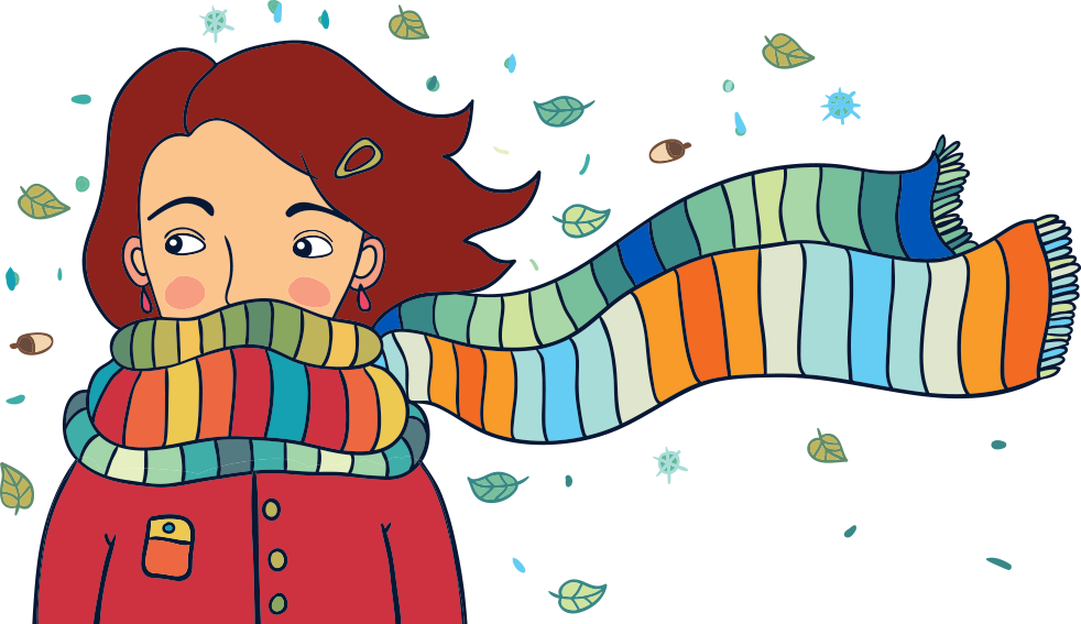 Lady-scarf Clipart (982x567), Png Download