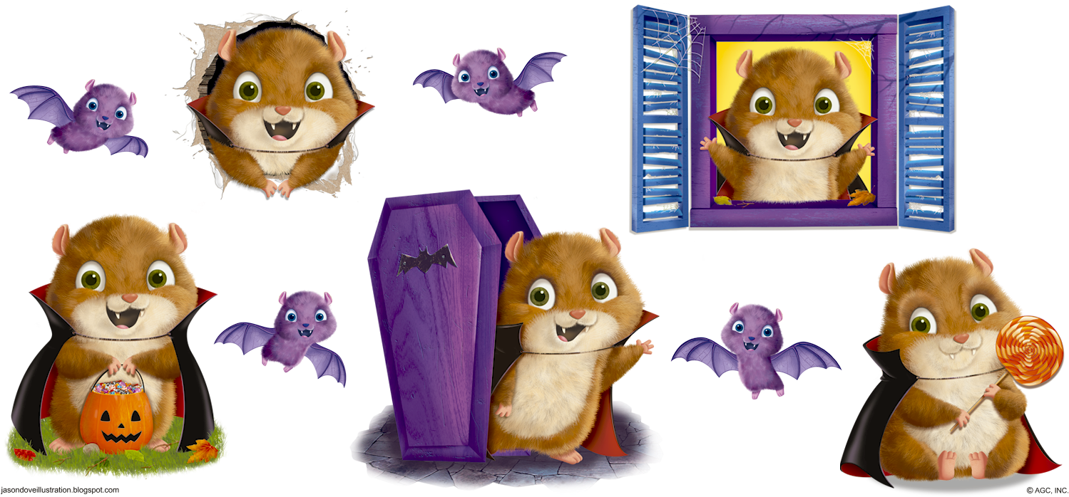 The Hamster Is Back And He Is Ready For Halloween Clipart (1508x712), Png Download