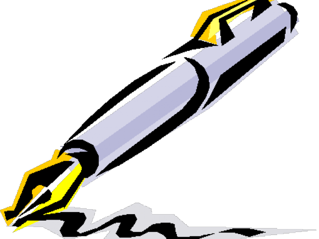 Pen Clipart Fountain Pen - Png Download (640x480), Png Download