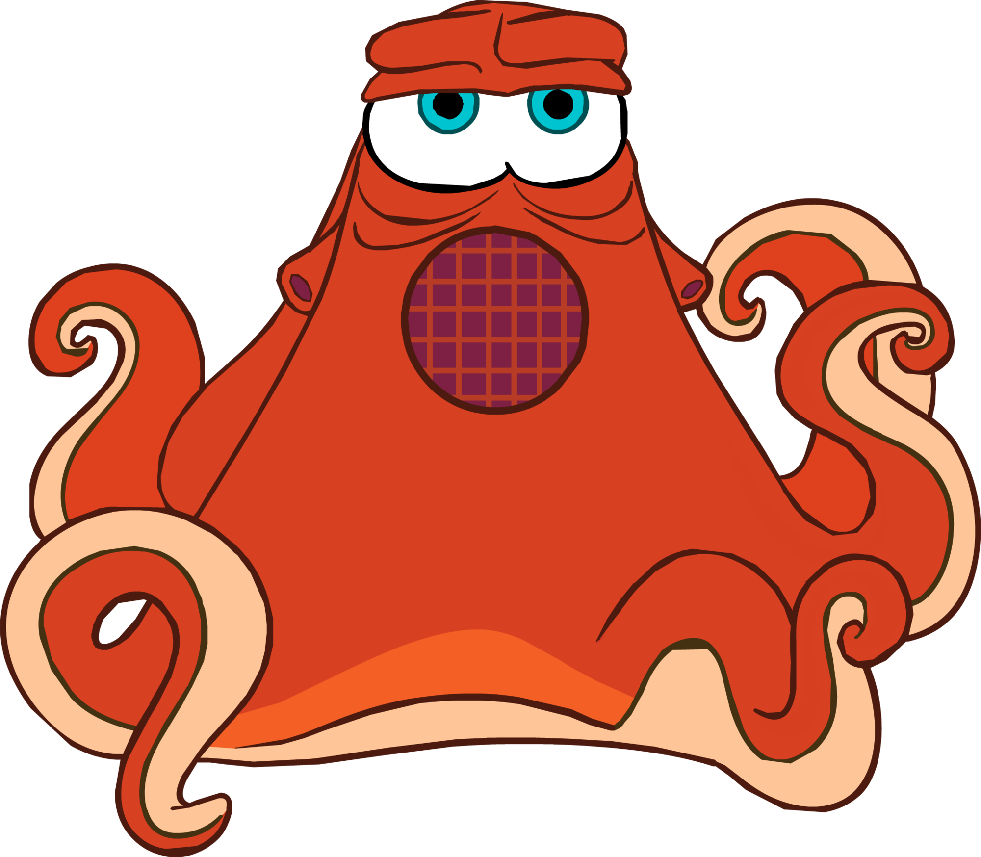 Hank Finding Dory Clipart - Png Download (2000x1747), Png Download