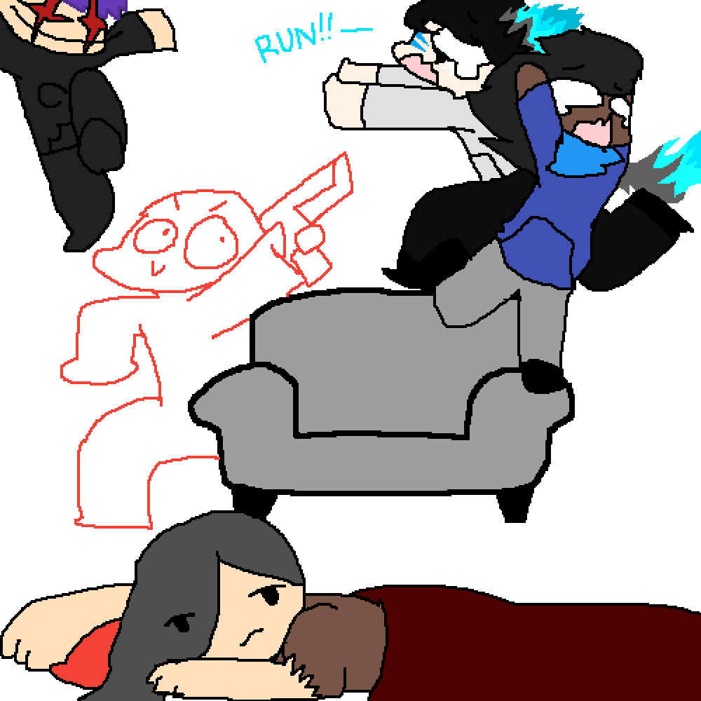 Sleepover Gone Wrong Clipart (1000x1000), Png Download