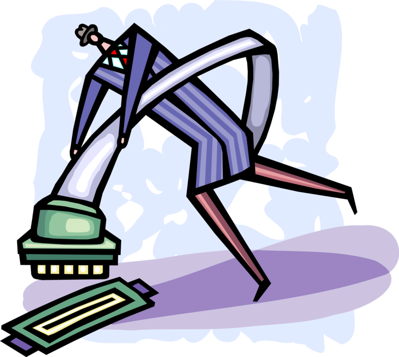 Vector Illustration Of Businessman Plugs In With Telecommunications Clipart (784x700), Png Download