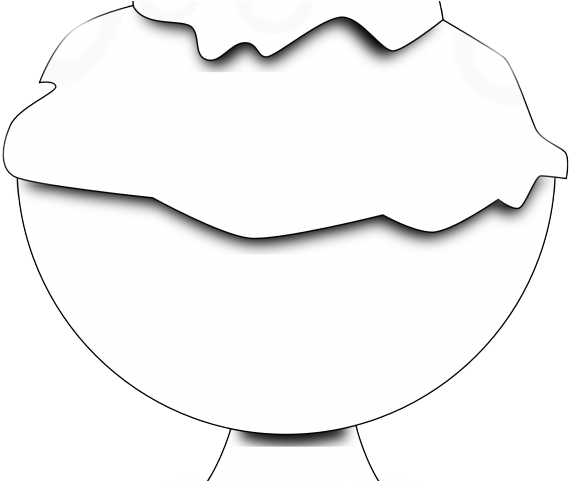 Waffle Cone Clipart Black And White - Png Download (640x480), Png Download