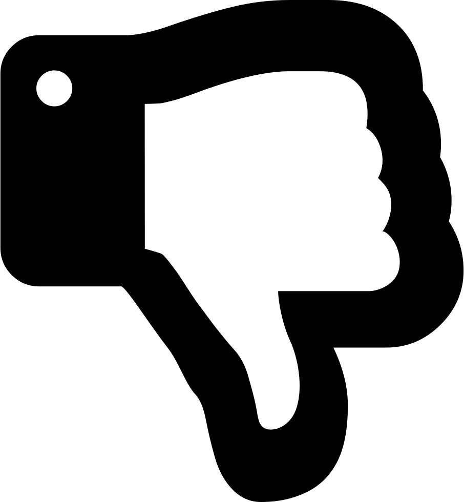 Thumbs Down O Comments Clipart (906x980), Png Download