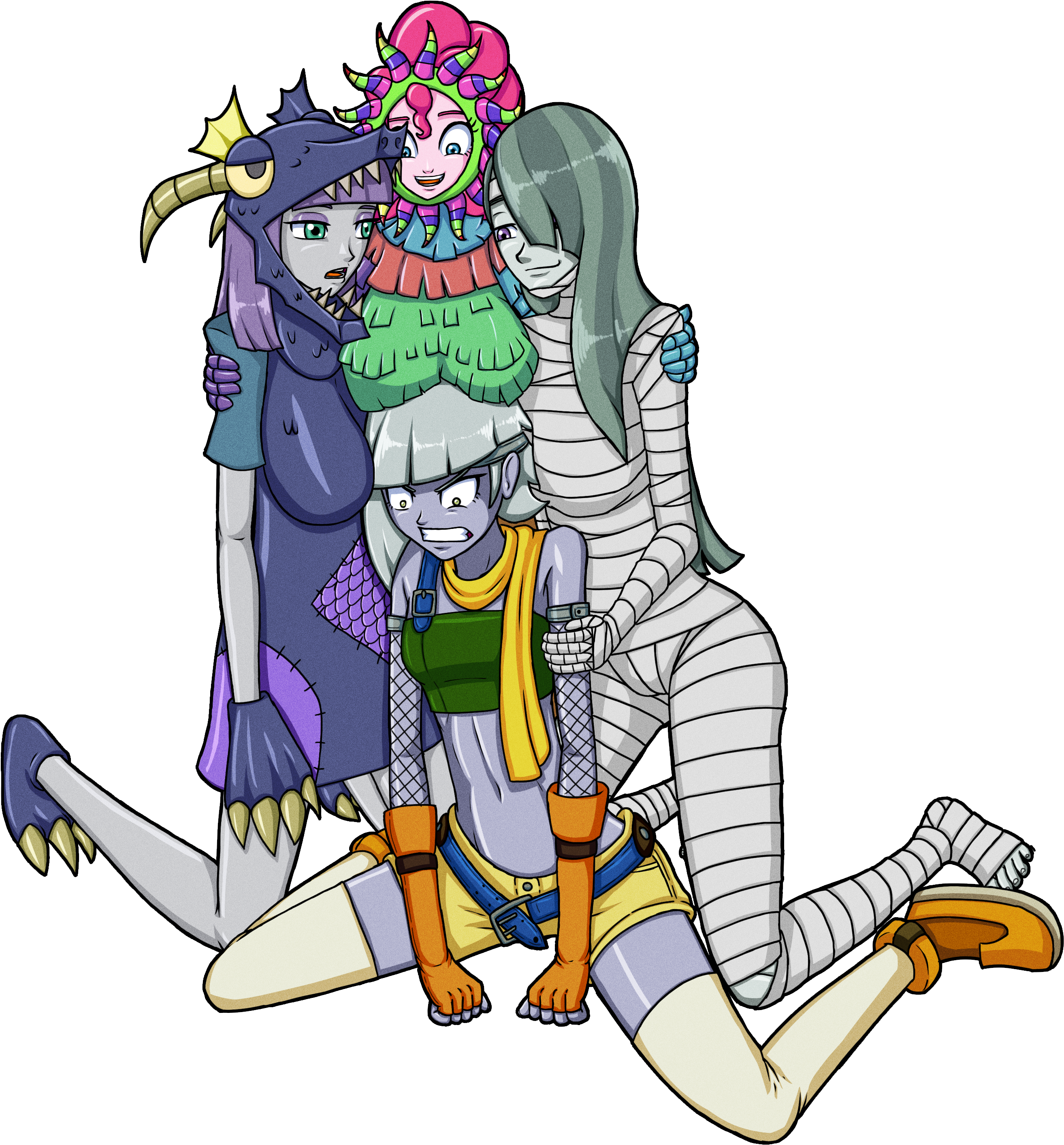 Pie Sister's Halloween Clipart (3000x3000), Png Download