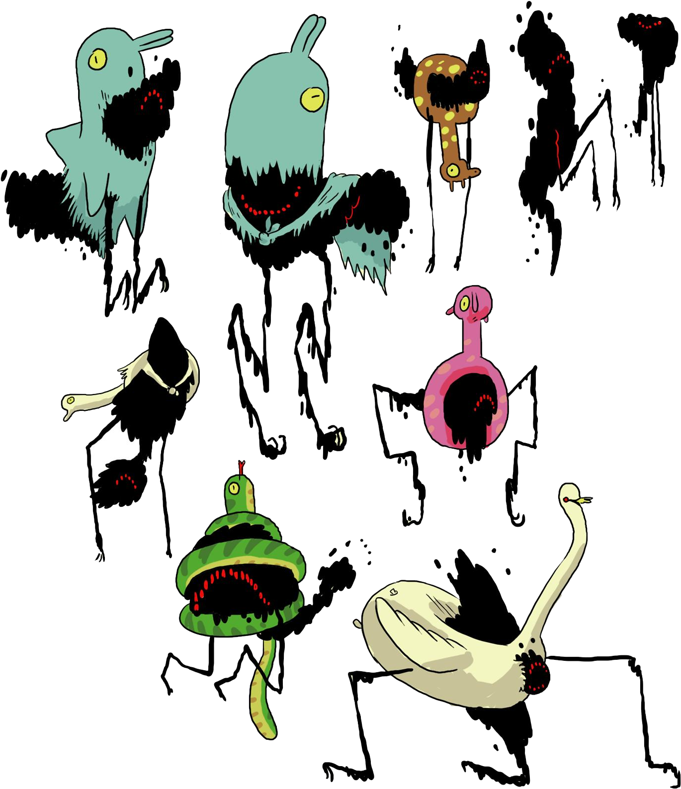 Lub Glubs Are Enemies First Seen In The Episode "beautopia Clipart (1467x1700), Png Download