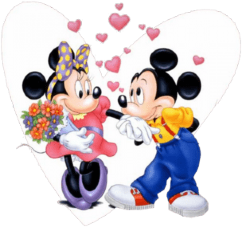 Free Png Download Mickey Mouse Dan Minnie Mouse Png Clipart (850x797), Png Download
