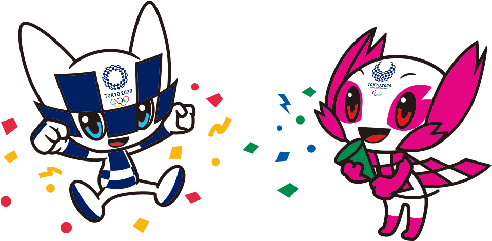 Tokyo 2020 Mascot Clipart (1060x469), Png Download