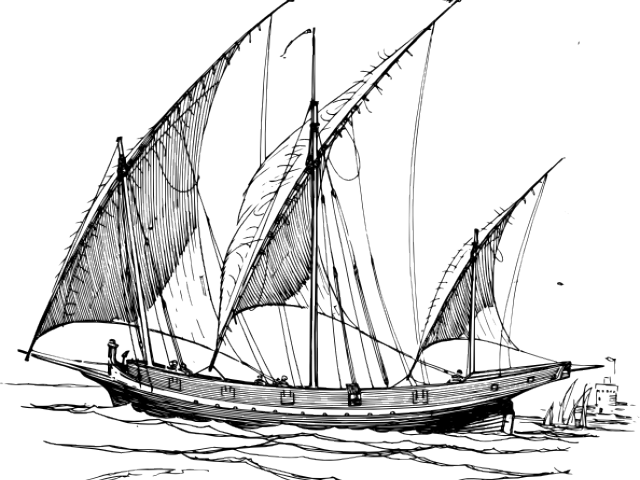 Yacht Clipart Big Sailboat - Png Download (640x480), Png Download