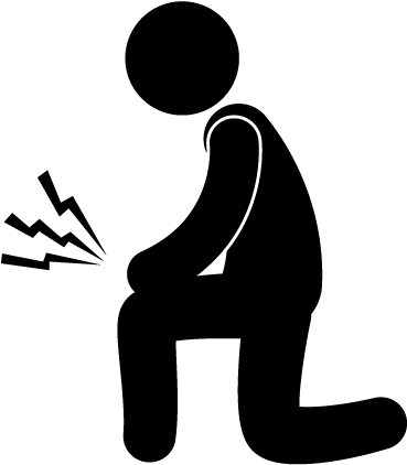 Knee Pain - Free Material - Pictogram Clipart (640x480), Png Download