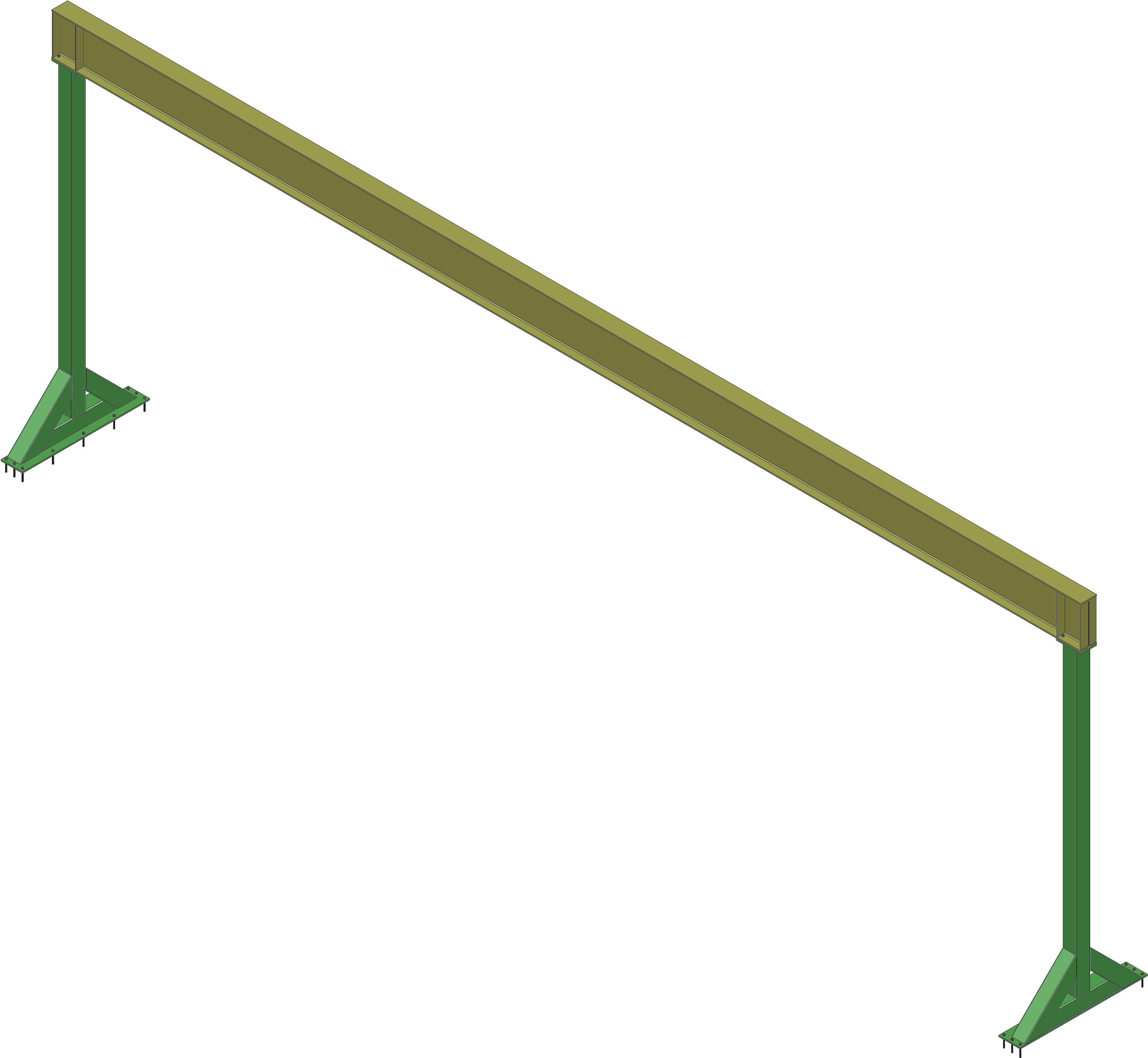 Conception Sur Mesure D'un Monorail 48 Pieds 3 Tonnes Clipart (4677x3307), Png Download