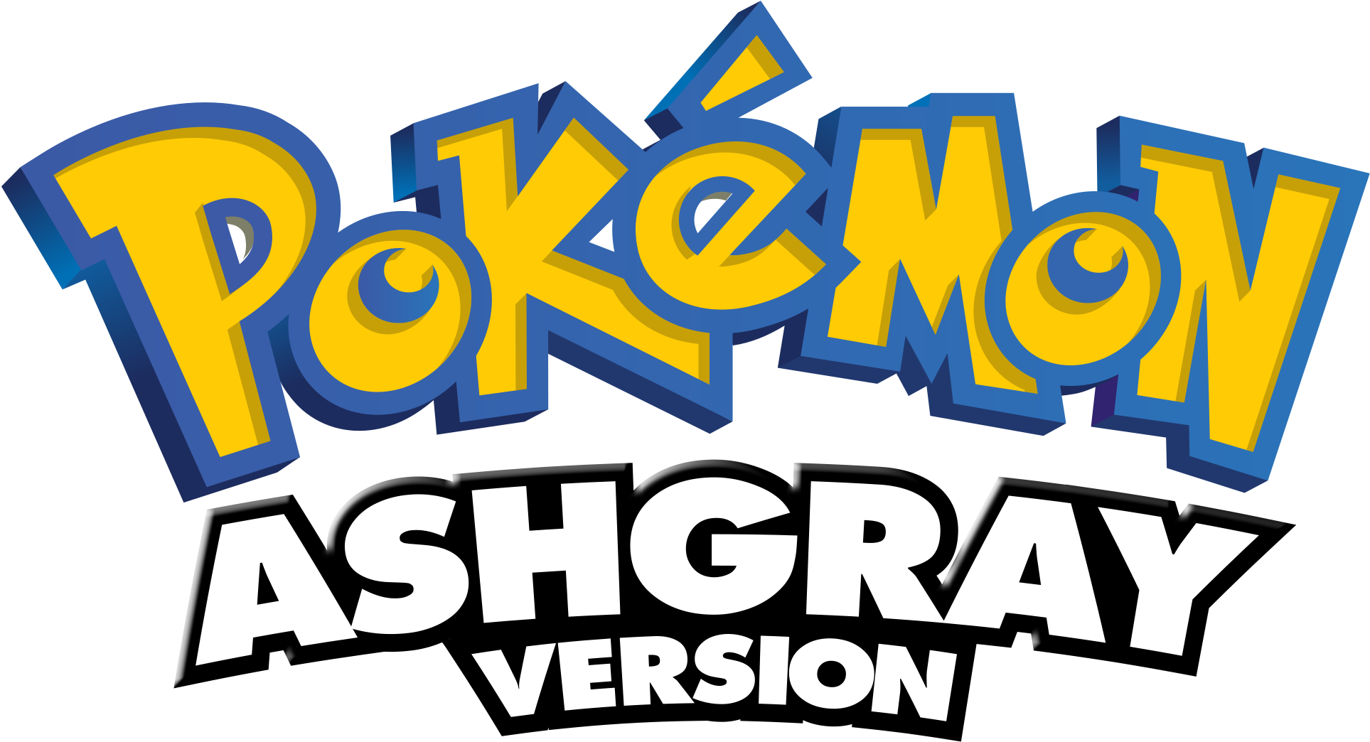 Pokemon Ashgray Fan Logo Clipart (2000x1108), Png Download