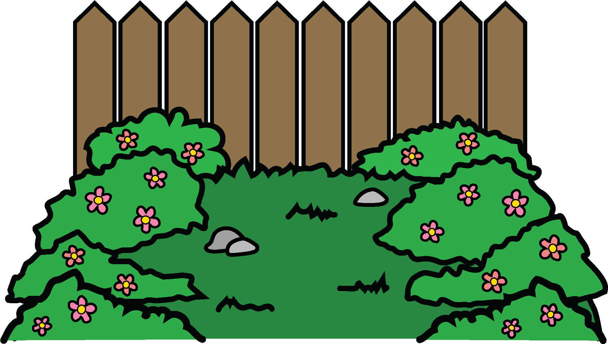 Garden Clipart (2108x1792), Png Download