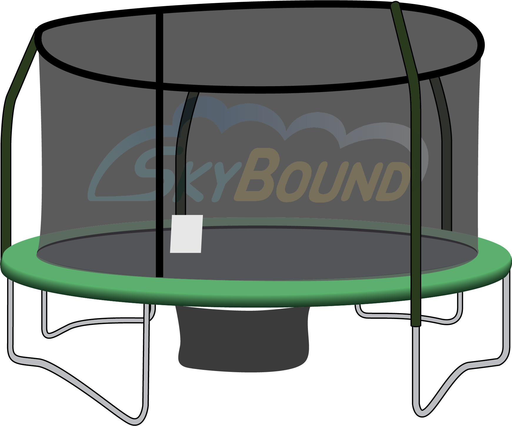 Trampoline Clip Art - Png Download (1741x1449), Png Download