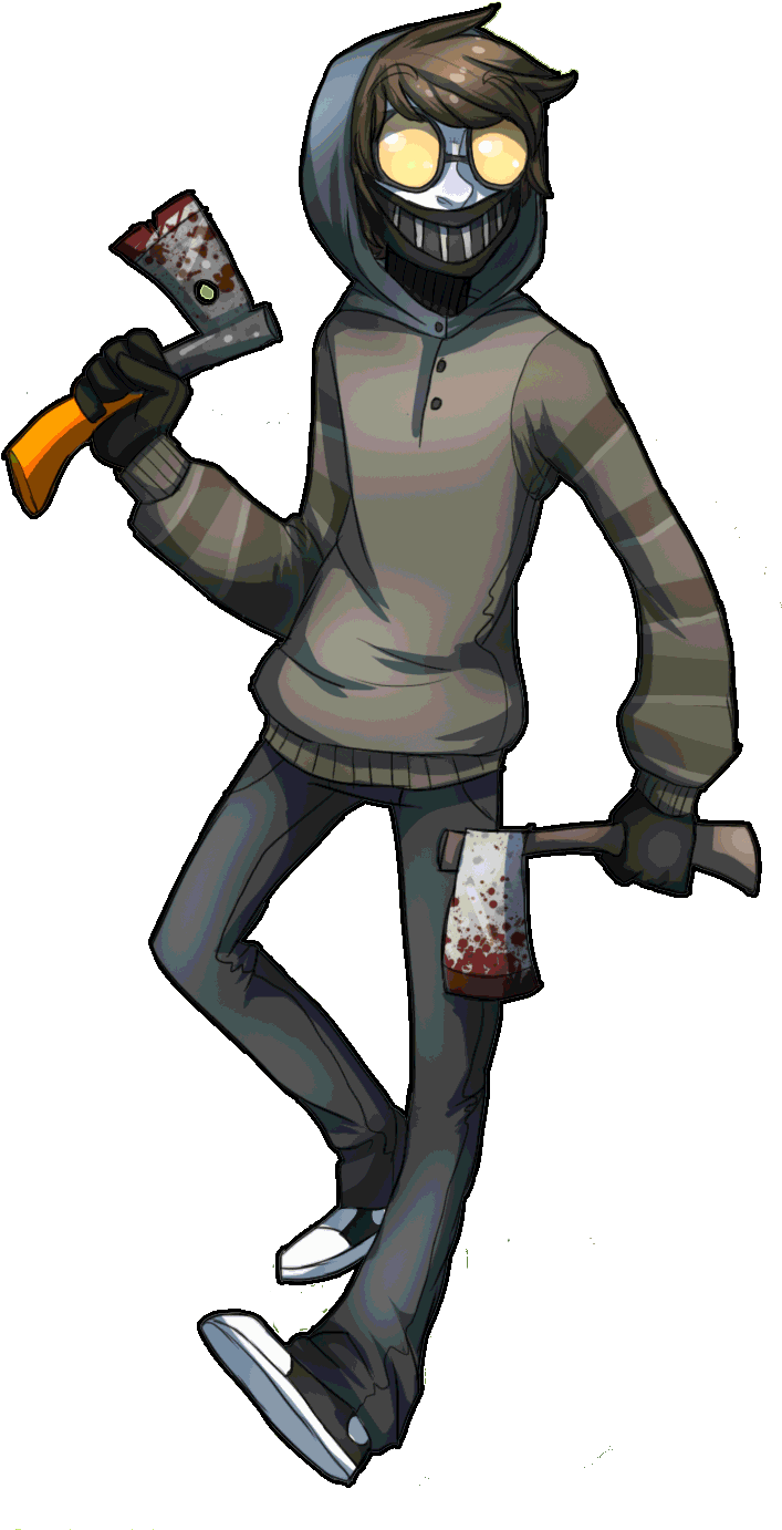 Ticci Toby Clipart (726x1400), Png Download