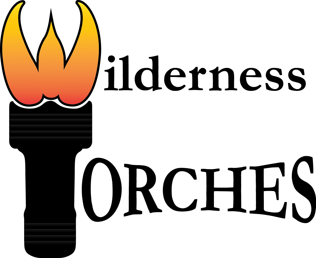 Logo Design By Graphi-q For Wilderness Torches Limited Clipart (1322x1079), Png Download