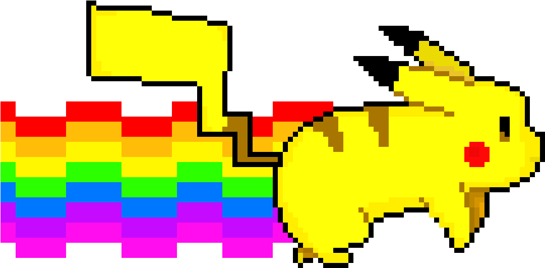 Nyan Pikachu , Png Download Clipart (1081x531), Png Download