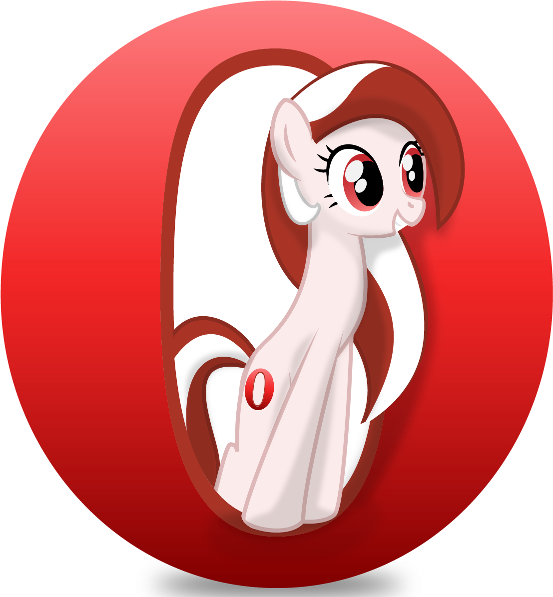 0 Pony Rarity Red Mammal Cartoon Vertebrate Fictional Clipart (1200x1200), Png Download