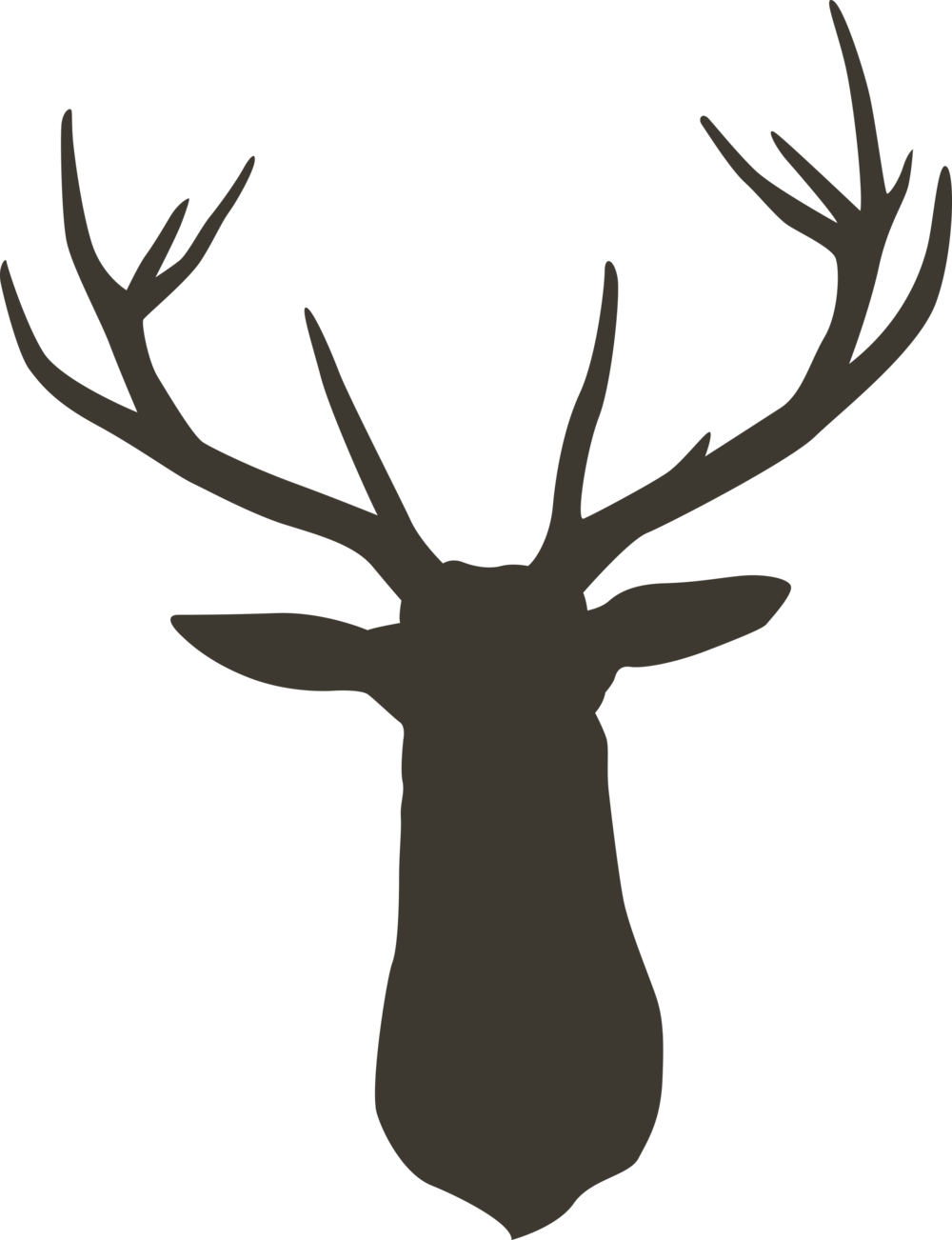 Buck Clipart (1000x1302), Png Download