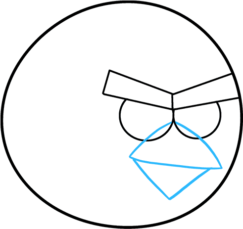 How To Draw Angry Birds Clipart (680x678), Png Download